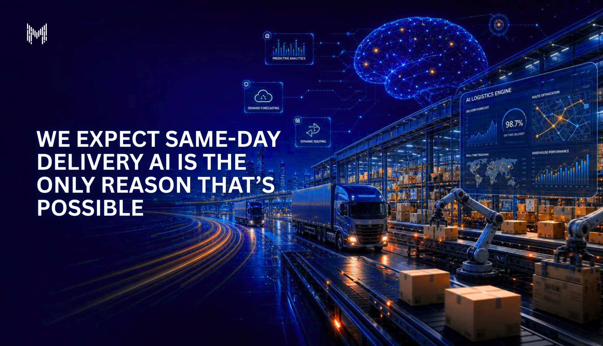 We Expect Same-Day Delivery AI Is the Only Reason That’s Possible